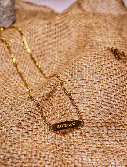 Grateful 🤎 Necklace