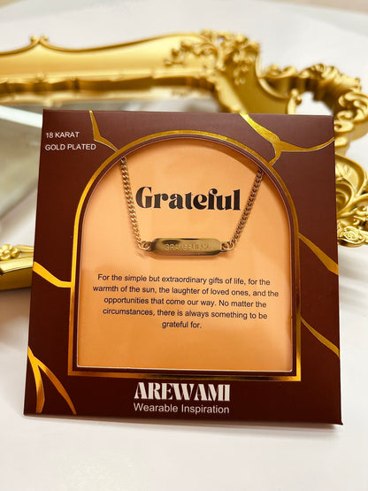 Grateful 🤎 Necklace