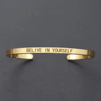 (Add Your Own Text  For free)Custom Cuff Bracelet Matte Finish