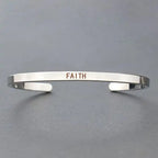 (Add Your Own Text  For free)Custom Cuff Bracelet Matte Finish