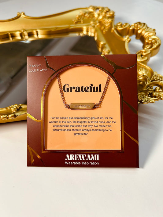 Grateful 🤎 Necklace